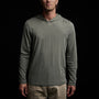 Brushed Jersey Hoody in Marsh | James Perse Los Angeles
