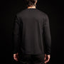 Brushed Elevated Jersey Long Sleeve Henley in Black | James Perse Los Angeles