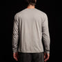 Brushed Elevated Jersey Long Sleeve Henley in Silver Grey | James Perse Los Angeles