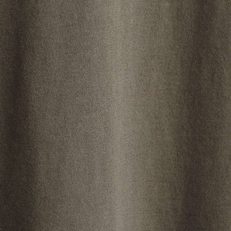 Brushed Lotus Crew in Army Green | James Perse Los Angeles