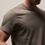 Brushed Lotus Crew in Burro | James Perse Los Angeles