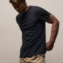 Brushed Lotus Crew in Deep | James Perse Los Angeles