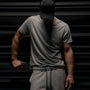 Brushed Lotus Crew In Heather Grey | James Perse Los Angeles