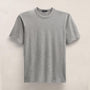 Brushed Lotus Crew In Heather Grey | James Perse Los Angeles