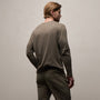 Brushed Lotus Long Sleeve Crew in Army Green | James Perse Los Angeles