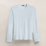Brushed Lotus Long Sleeve Crew in Memory | James Perse Los Angeles