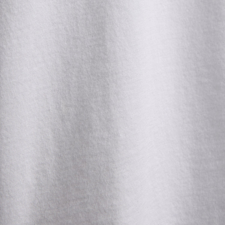 Brushed Lotus Long Sleeve Crew - White