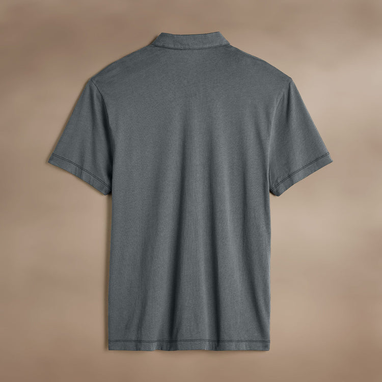 Brushed Lotus Polo in Asphalt | James Perse Los Angeles