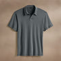 Brushed Lotus Polo in Asphalt | James Perse Los Angeles