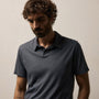 Brushed Lotus Polo in Asphalt | James Perse Los Angeles