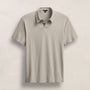 Brushed Lotus Polo in Concrete | James Perse Los Angeles