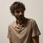 Brushed Lotus Polo in Coffee | James Perse Los Angeles