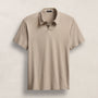 Brushed Lotus Polo in Overcast | James Perse Los Angeles