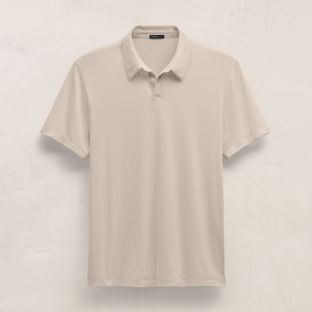 Brushed Lotus Polo in Pearl | James Perse Los Angeles