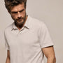 Brushed Lotus Polo in Pearl | James Perse Los Angeles