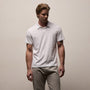 Brushed Lotus Polo in White | James Perse Los Angeles