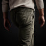 Cotton Twill Work Trouser in Hunter Pigment | James Perse Los Angeles