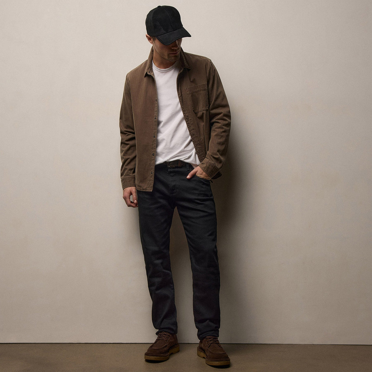 Denim 5 Pocket Pant in Night Palms | James Perse Los Angeles