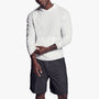 Brushed Stretch Jersey Hoodie In White | James Perse Los Angeles