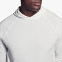 Brushed Stretch Jersey Hoodie In White | James Perse Los Angeles