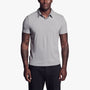 Brushed Stretch Jersey Polo In Silver Grey | James Perse Los Angeles