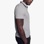Brushed Stretch Jersey Polo In Silver Grey | James Perse Los Angeles