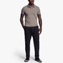 Brushed Stretch Jersey Polo In Warm Stone | James Perse Los Angeles
