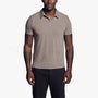 Brushed Stretch Jersey Polo In Warm Stone | James Perse Los Angeles