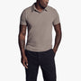 Brushed Stretch Jersey Polo In Warm Stone | James Perse Los Angeles