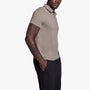 Brushed Stretch Jersey Polo In Warm Stone | James Perse Los Angeles