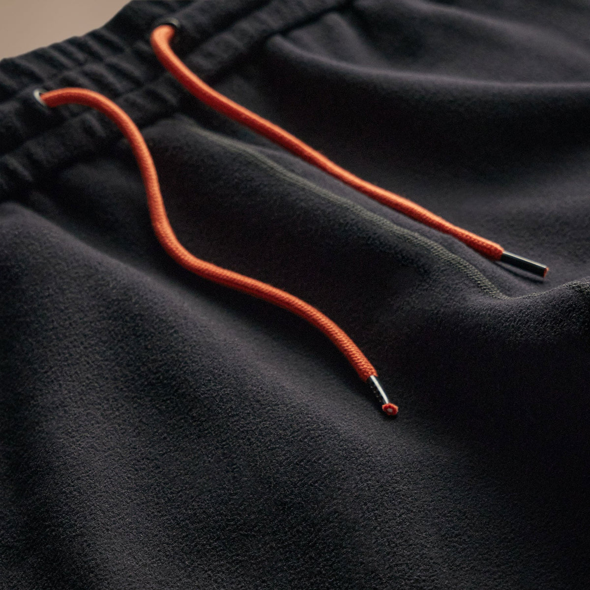 Brush Scuba Zip Pocket Performance Pant  in Black/Orange | James Perse Los Angeles