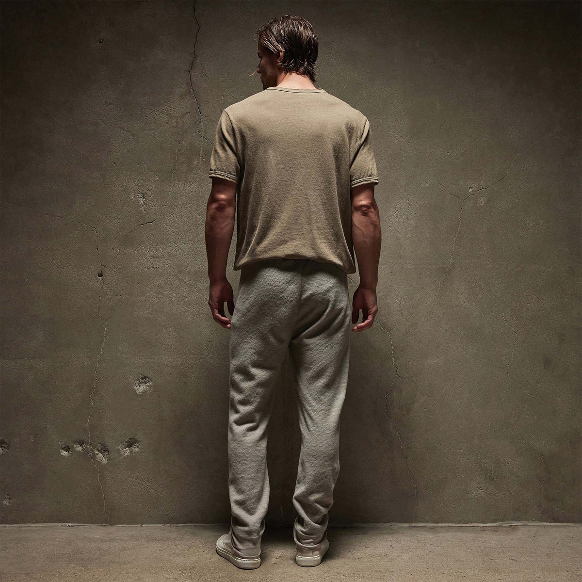 Thermal Knit Lounge Pant in Dapple | James Perse Los Angeles