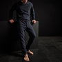 Thermal Knit Lounge Pant in French Navy | James Perse Los Angeles