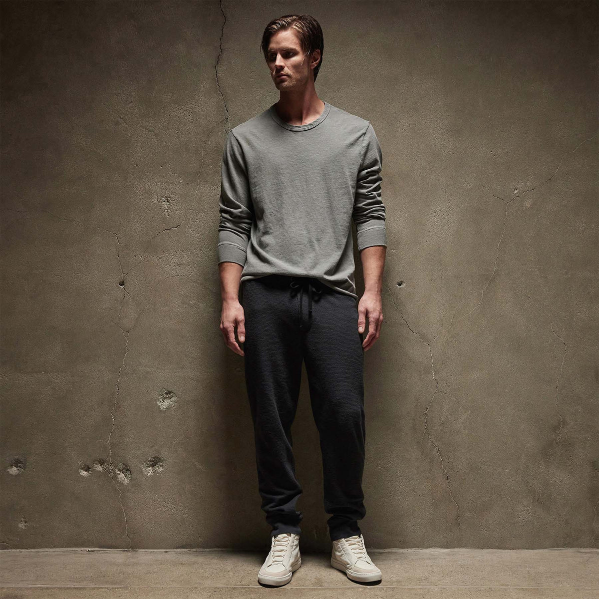 Thermal Knit Lounge Pant in Magma | James Perse Los Angeles