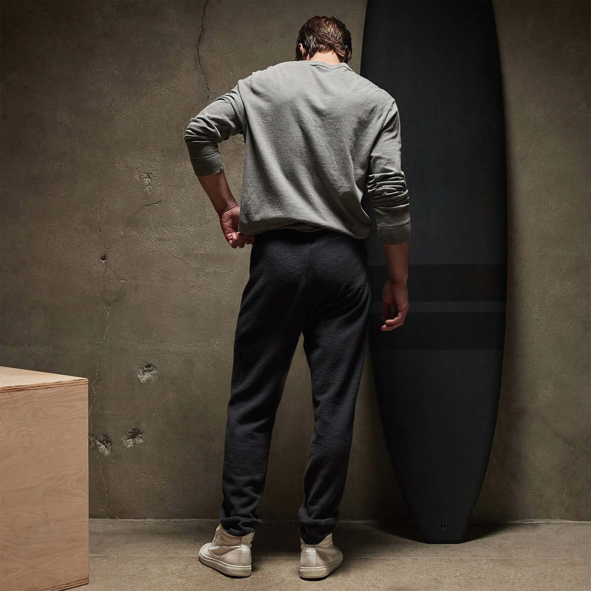 Thermal Knit Lounge Pant in Magma | James Perse Los Angeles