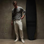Thermal Knit Lounge Pant in Oyster | James Perse Los Angeles