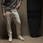 Thermal Knit Lounge Pant in Oyster | James Perse Los Angeles