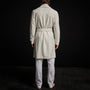 Brushed Thrml Knit Hooded Robe in Oyster | James Perse Los Angeles