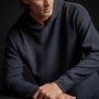 Thermal Knit Hooded Raglan in French Navy | James Perse Los Angeles