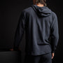 Thermal Knit Hooded Raglan in French Navy | James Perse Los Angeles