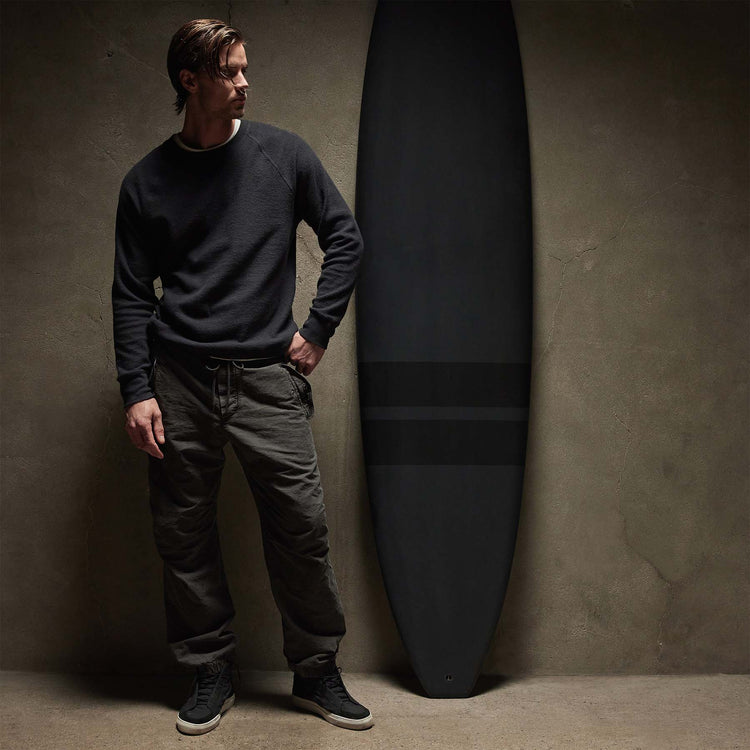 Thermal Knit Raglan Top in Magma | James Perse Los Angeles