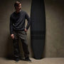 Thermal Knit Raglan Top in Magma | James Perse Los Angeles