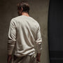 Thermal Knit Raglan Top in Oyster | James Perse Los Angeles
