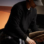 Alpine Thermal Henley in Black | James Perse Los Angeles 