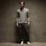 Thermal Knit Henley in Dapple | James Perse Los Angeles