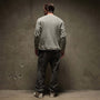Thermal Knit Henley in Dapple | James Perse Los Angeles