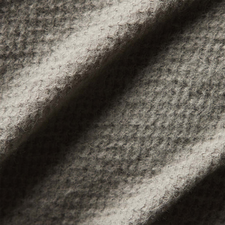 Thermal Knit Henley in Dapple | James Perse Los Angeles