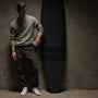 Thermal Knit Henley in Dapple | James Perse Los Angeles