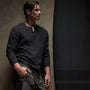 Thermal Knit Henley in Magma | James Perse Los Angeles