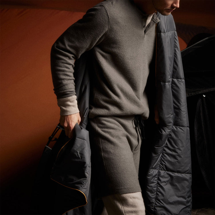 Alpine Thermal Short in Raccoon Grey | James Perse Los Angeles 